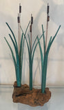3- Cattails on Driftwood