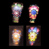 Anodized Colorful Mini Kaleidoscope Necklace