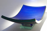 "Curve" Dichroic Glass Platter