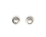 Bubble Stud Earrings- Glass Pearl